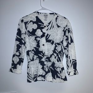 Vintage Floral Blouse